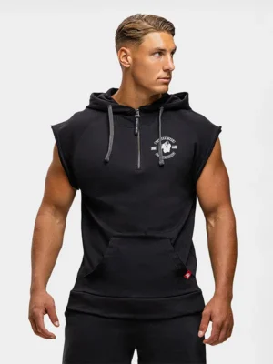 HUNTLEY Dukserica bez Rukava - Crna - Majice Bez Rukava