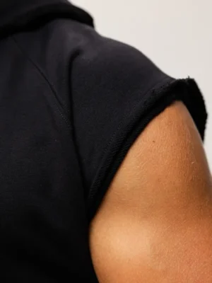 HUNTLEY Dukserica bez Rukava - Crna - Majice Bez Rukava