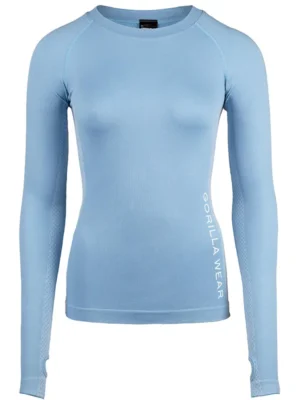 SELAH Bešavna Majica Dugi Rukav - Plava - Majice i Topovi