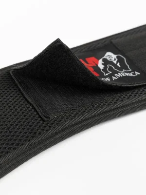 Pojas za Dizanje Tegova sa Mrežastim Panelima - Širina 15cm - Crni - Dizački Pojasi