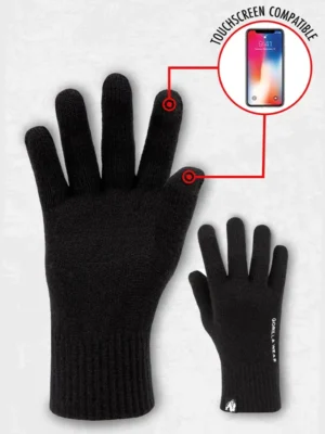 WACO Pletene Rukavice - Crne - Ostali Dodaci