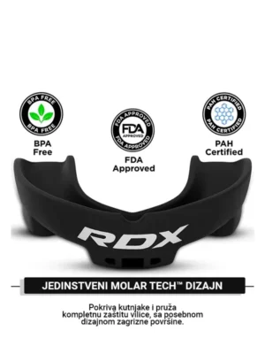 RDX Štitnik za Zube - Crni - Zaštitna Oprema