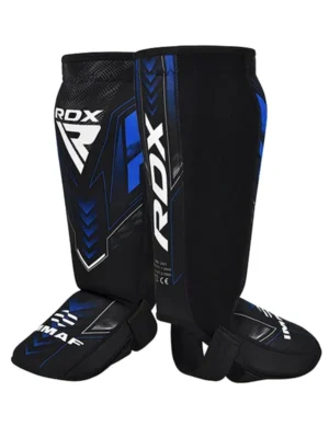 RDX Štitnici za Potkoljenice IMMAF Approved - Plavi - Zaštitna Oprema