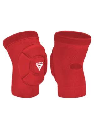RDX Štitnici za Koljena za MMA i Muay Thai - Crveno/Bijeli - Zaštitna Oprema