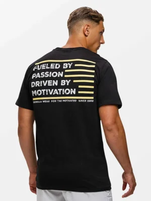 KYLE Majica - Crna - Majice Kratki Rukav