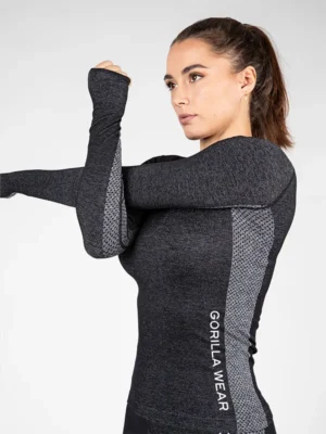 SELAH Bešavna Majica Dugi Rukav - Crna - Majice i Topovi