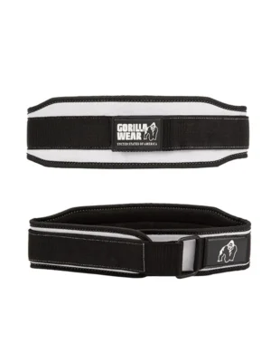 ŽENSKI Pojas za Dizanje Tegova - Širina 10cm - Crno/Bijeli - Dizački Pojasi