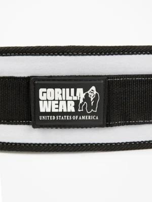 ŽENSKI Pojas za Dizanje Tegova - Širina 10cm - Crno/Bijeli - Dizački Pojasi