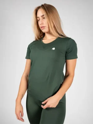 NEIRO Bešavna Majica - Army Green - Majice i Topovi