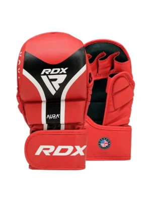 RDX T17 Aura Plus Rukavice za Sparing - Crvene - Rukavice za Boks i MMA