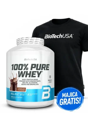 100% Pure Whey Protein 2000g + Majica GRATIS!