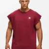 BOUSE Cut Off Majica Bez Rukava - Bordo - Majice Bez Rukava