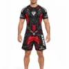 RDX IMMAF MMA Set - Kompresiona Majica i Šorc - Crveni